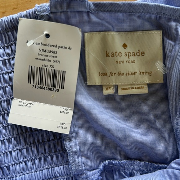 KATE SPADE ♠️ Daisy Embroidered Patio Dress NWT - Picture 9 of 10